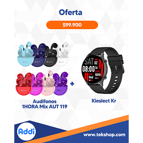 Combo Audífonos 1HORA Mix AUT 119 + Kieslect Kr