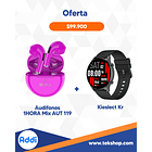 Combo Audífonos 1HORA Mix AUT 119 + Kieslect Kr 7