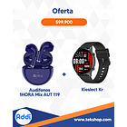 Combo Audífonos 1HORA Mix AUT 119 + Kieslect Kr 8