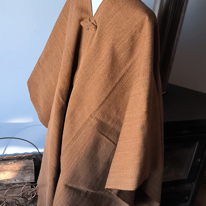 PONCHO DE ALPACA CAMELL 4