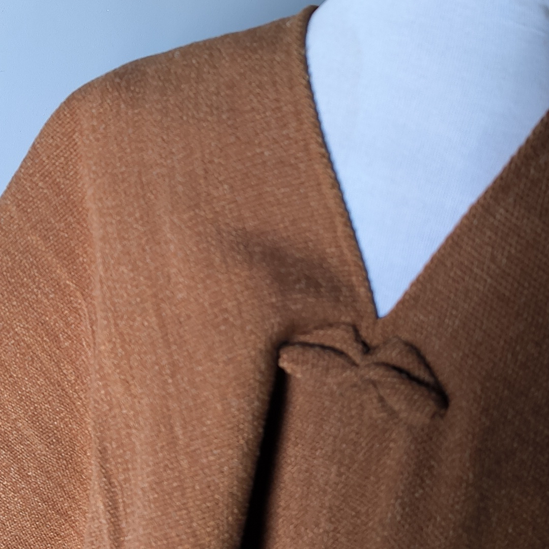 PONCHO DE ALPACA CAMELL 2