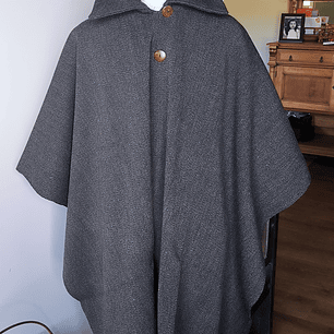 PONCHO CON CUELLO ALPACA