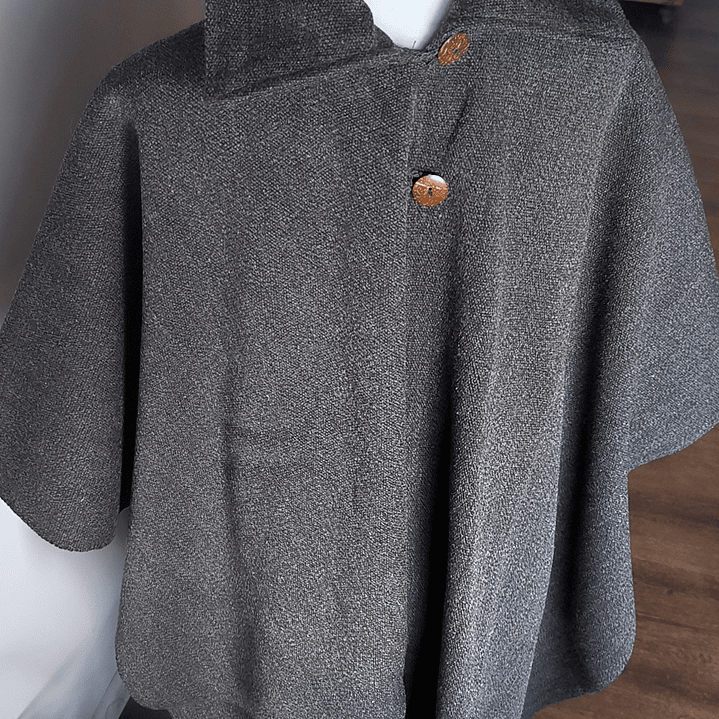 PONCHO CON CUELLO ALPACA 7