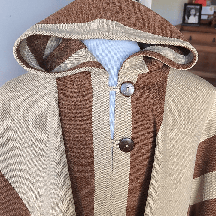 PONCHO CON GORRO ALPACA 4