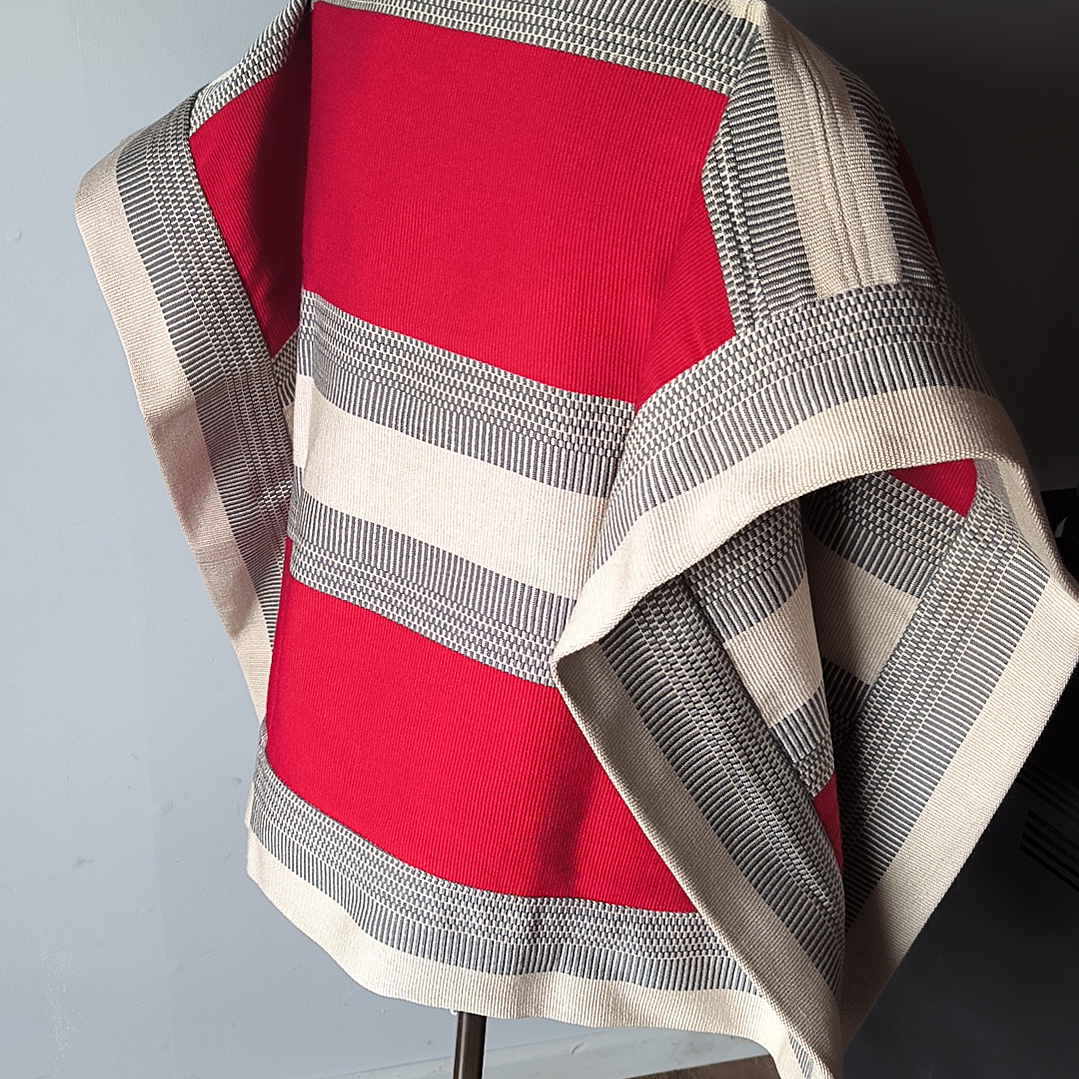 MANTA CORRALERA HILO JUVENIL  ROJO FUEGO 4