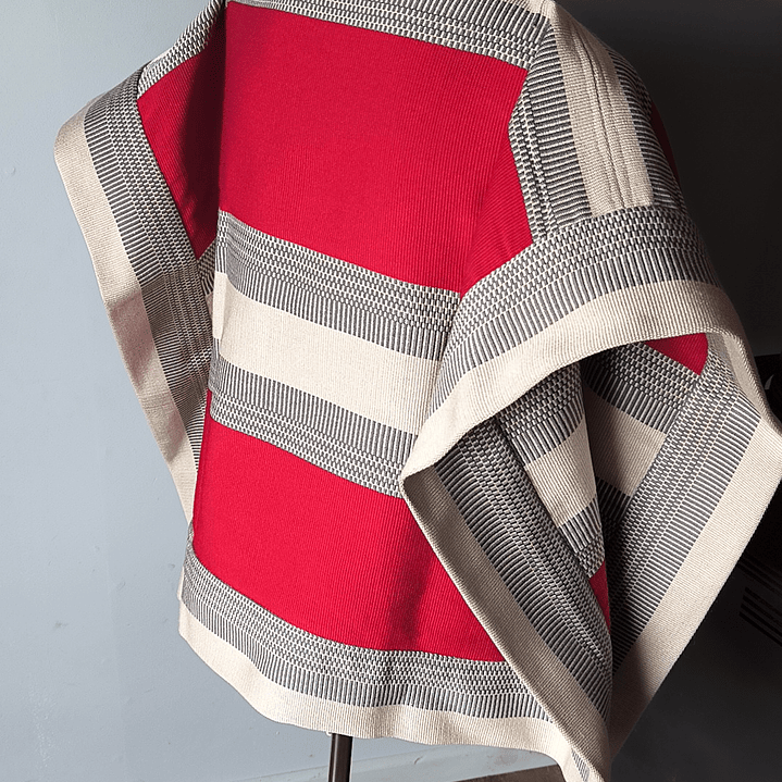 MANTA CORRALERA HILO JUVENIL  ROJO FUEGO 4