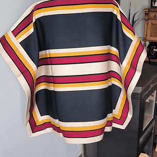 MANTA CORRALERA ADULTO AZUL, MOSTAZA, GUINDA SECA, ARENA, NEGRO