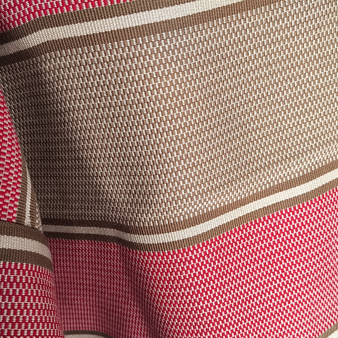 MANTA CORRALERA ADULTA A PEINECILLO ROJO, ARENA, TOSTADO 2