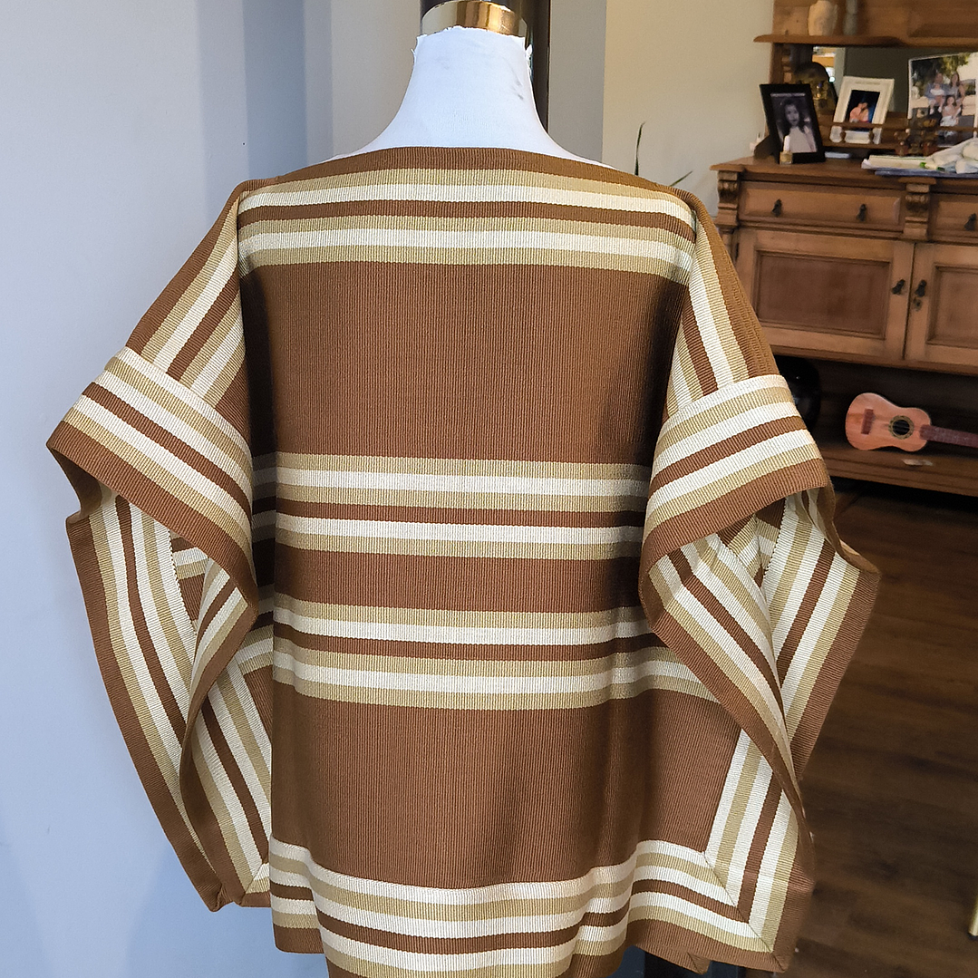 MANTA CORRALERA DE HILO ADULTO CAFÉ  1