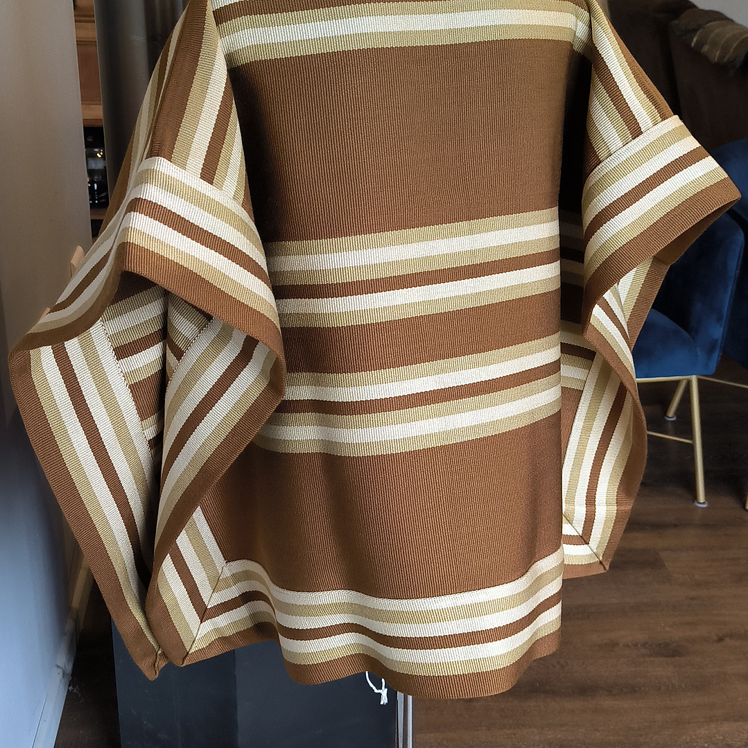 MANTA CORRALERA DE HILO ADULTO CAFÉ  4