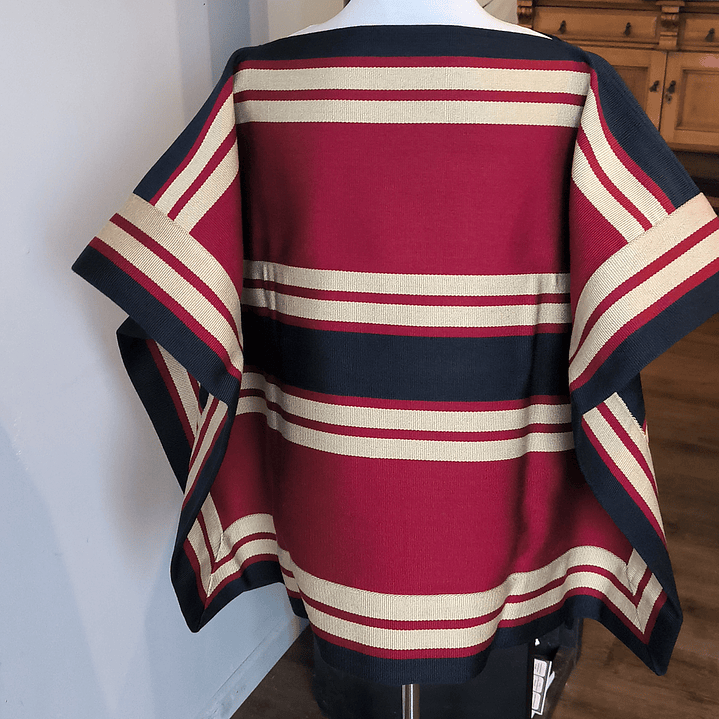 MANTA CORRALERA ADULTO ROJO/AZUL MARINO 1