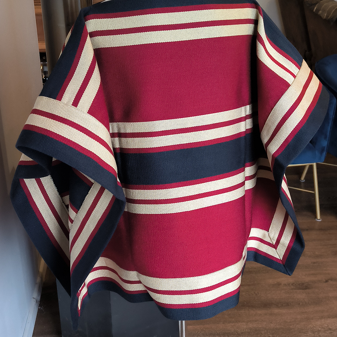 MANTA CORRALERA ADULTO ROJO/AZUL MARINO 5