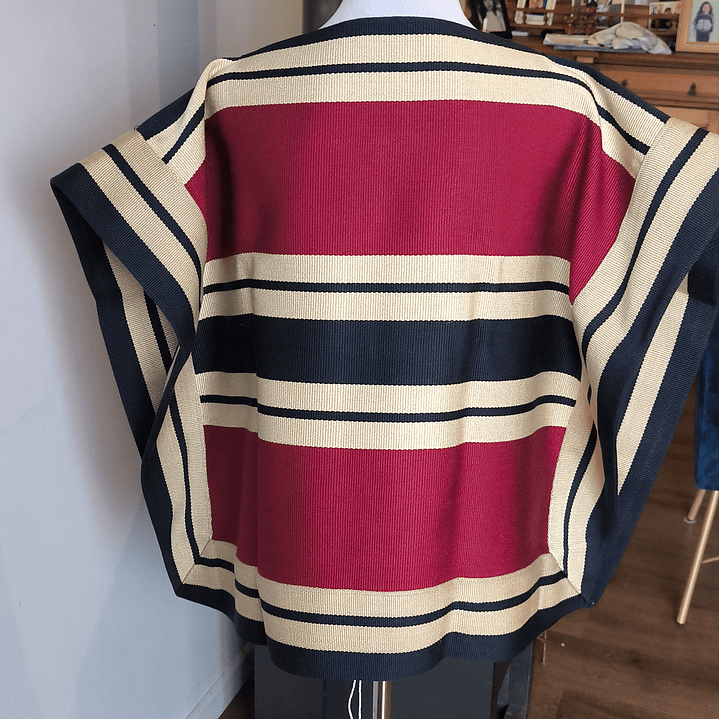 MANTA JUVENIL AZUL/ROJO/ARENA 2