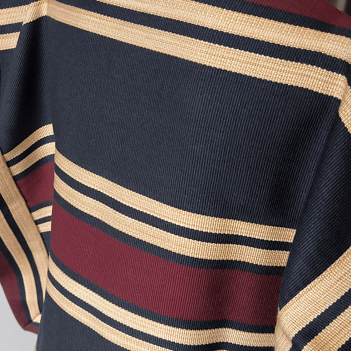 MANTA JUVENIL AZUL/BURDEO/JASPEADO 6