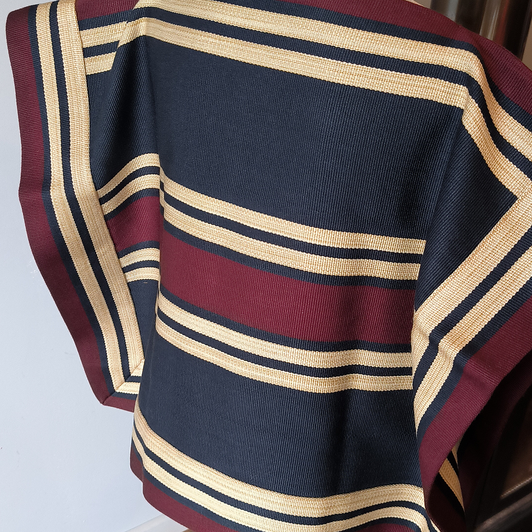 MANTA JUVENIL AZUL/BURDEO/JASPEADO 3