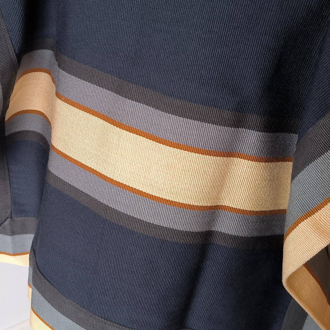 MANTA JUVENIL AZUL/GRIS/CAMELL/ARENA 2