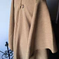 PONCHO CON GORRO CAFE CON LECHE - Miniatura 3