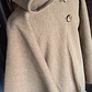 PONCHO CON GORRO CAFE CON LECHE - Miniatura 5