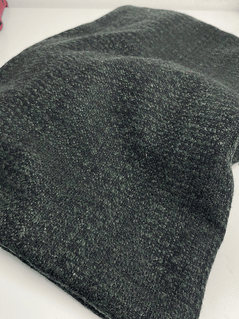 Lana Tweed Jaspeado Gris y Verde