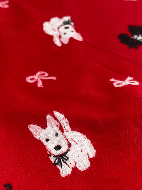 Franela Algodón WestieRed