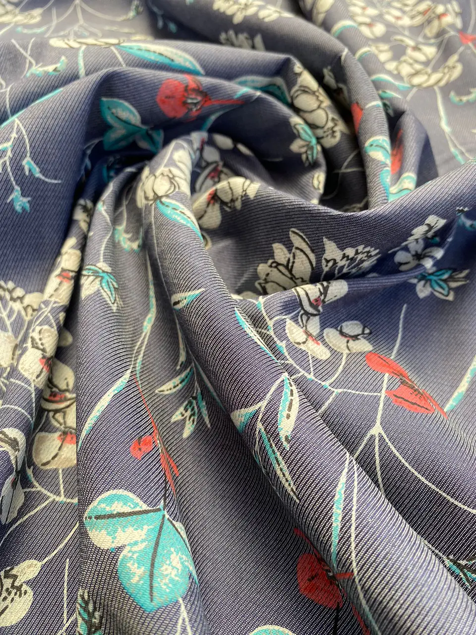 Mezclilla Camisera Floralis 1