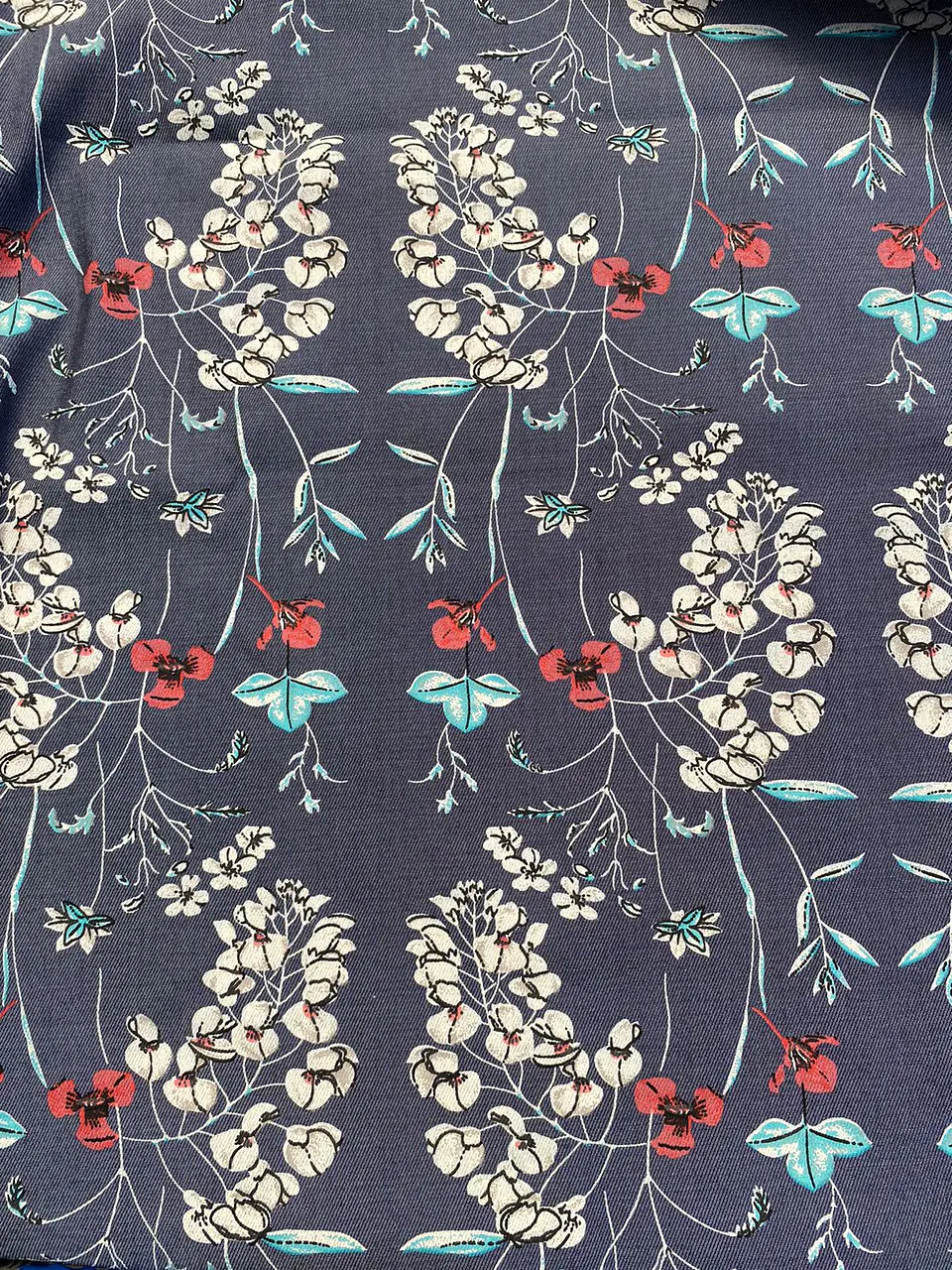 Mezclilla Camisera Floralis 2