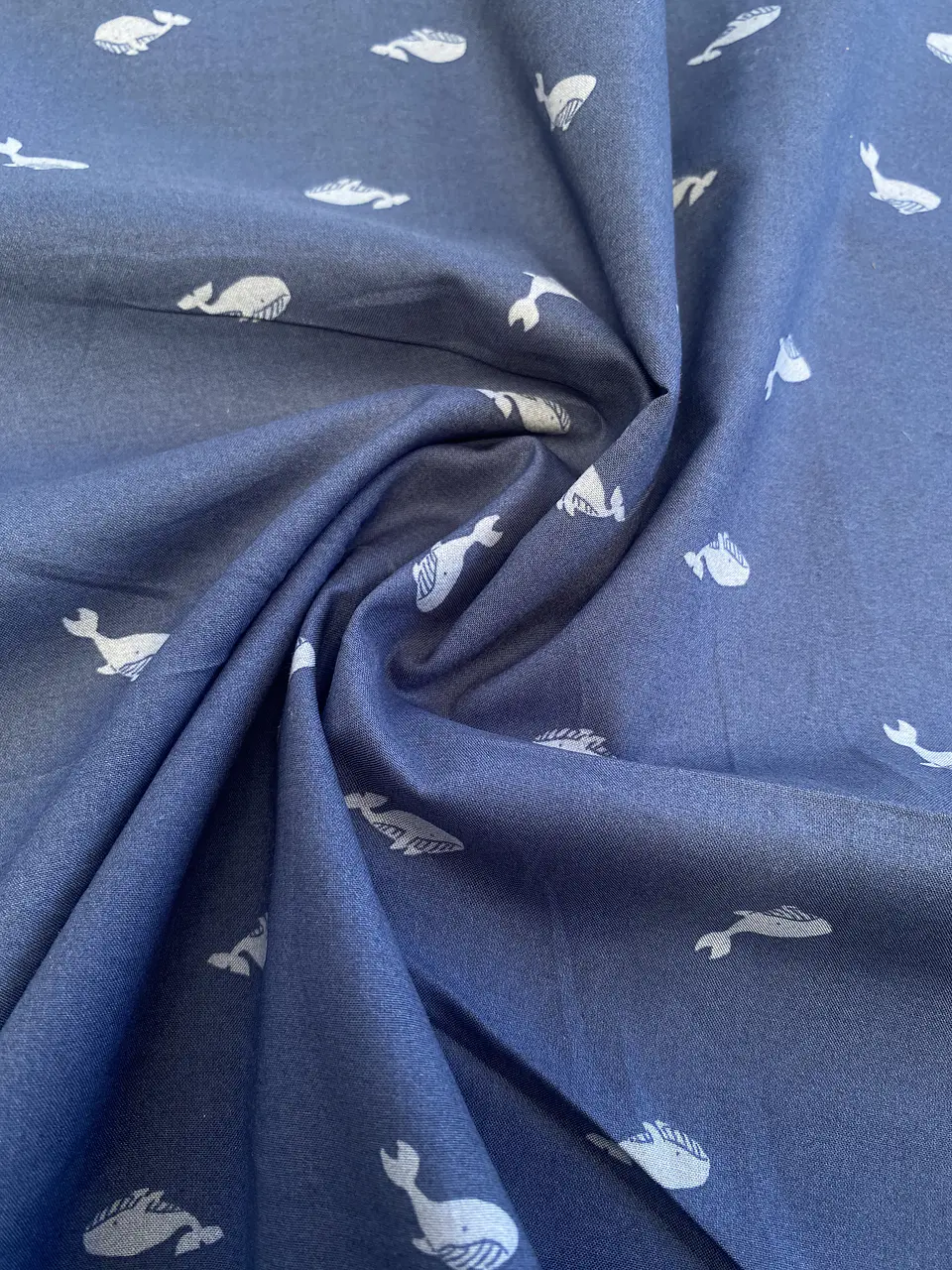 Popelina Oceanic Blue 2