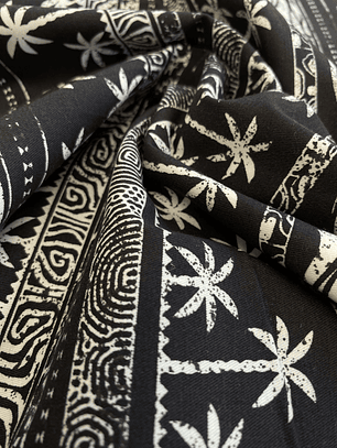 Lino Algodón palmeras 