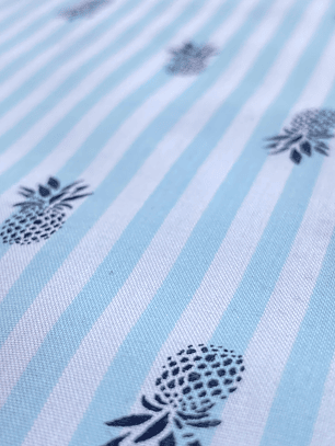 Popelina Celeste Pine