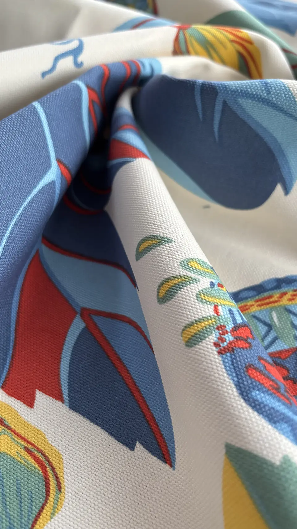 Tela Canvas Tropical Crema 5