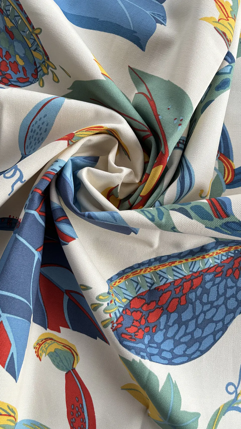 Tela Canvas Tropical Crema 1