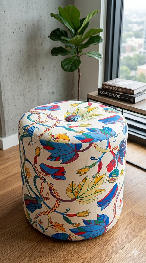 Tela Canvas Tropical Crema