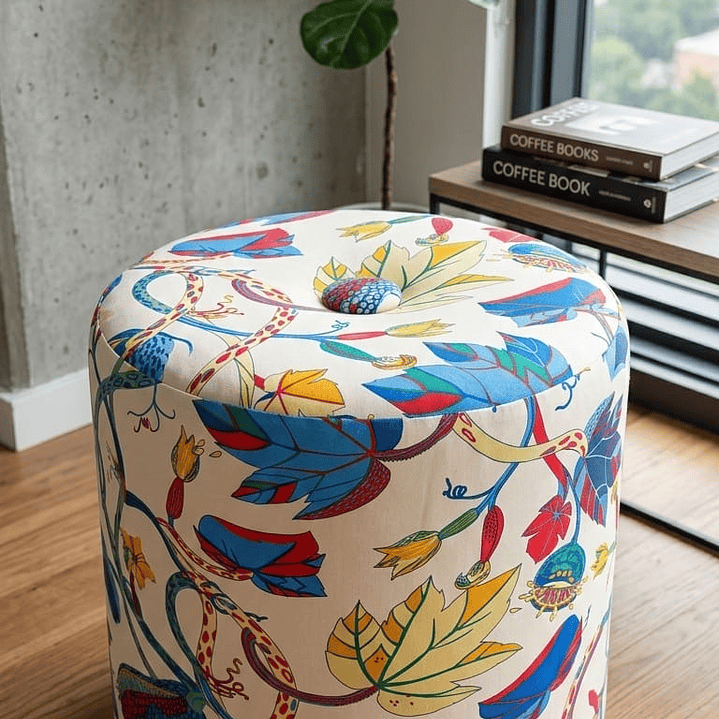 Tela Canvas Tropical Crema 2