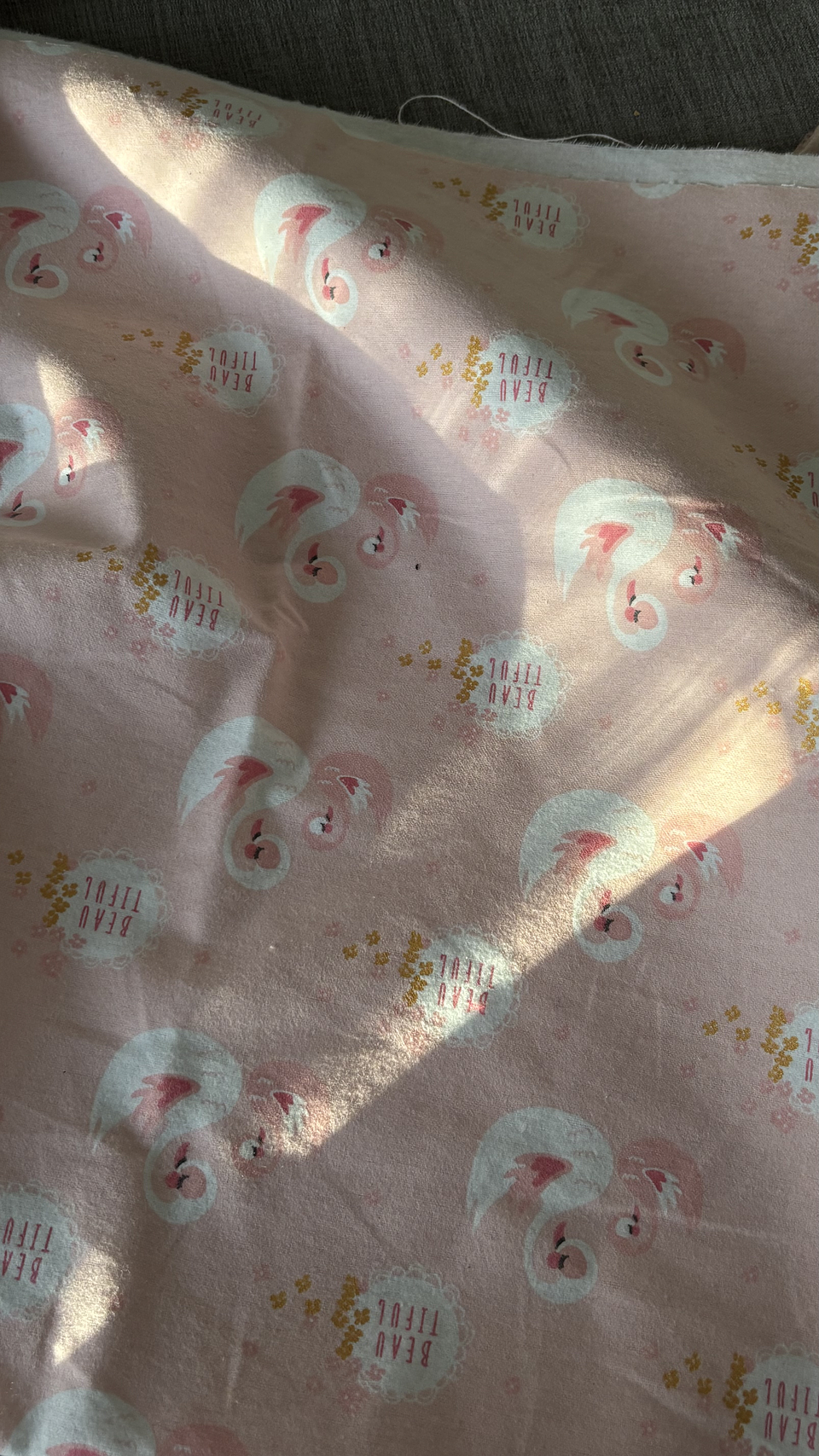 Franela cisne rosa  3