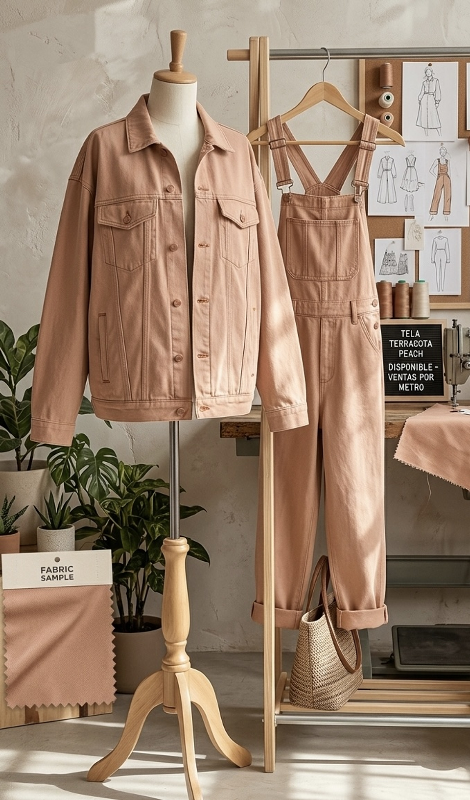 Mezclilla Rosa Pastel 2