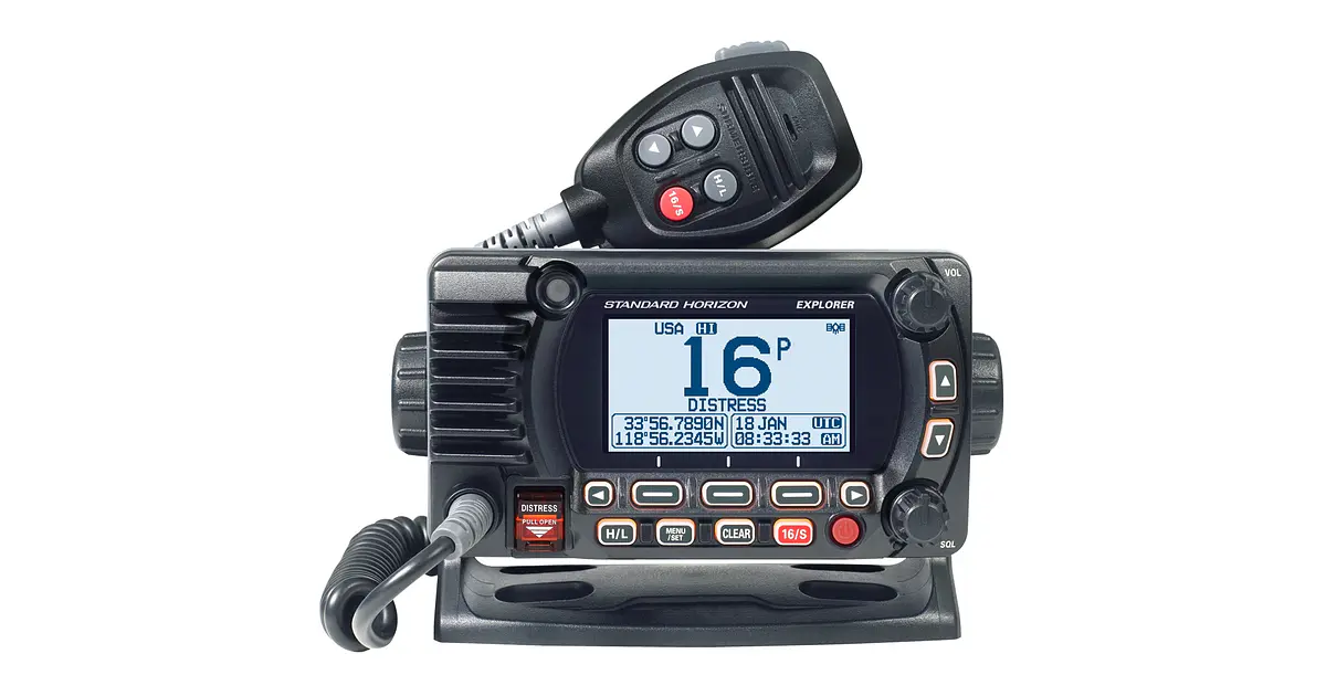 RADIO MOVIL/BASE MARINO STANDARD HORIZON GX-1800G