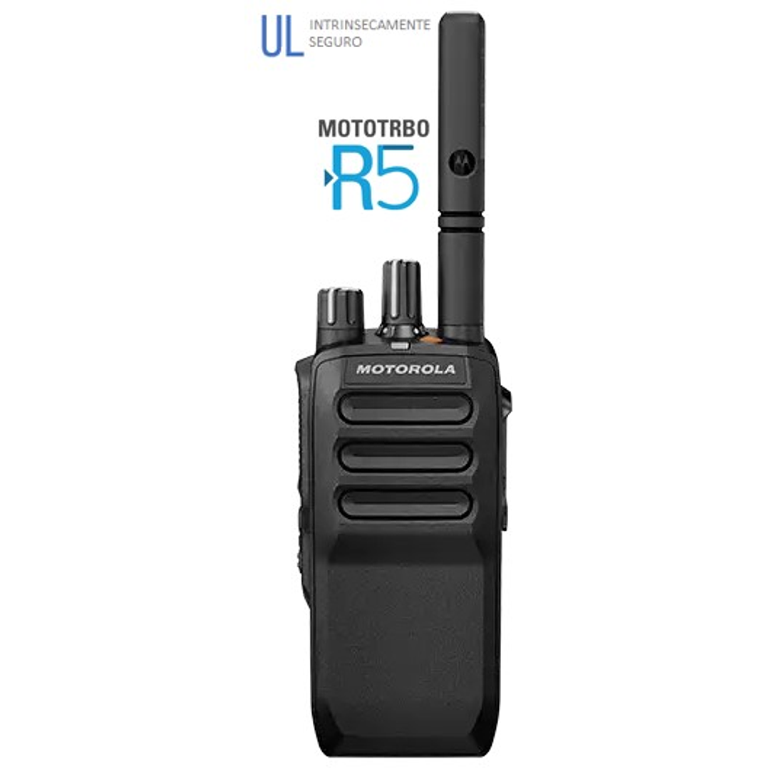 RADIO PORTATIL MOTOROLA R5 VHF / UHF INTRINSECAMENTE SEGURO 1