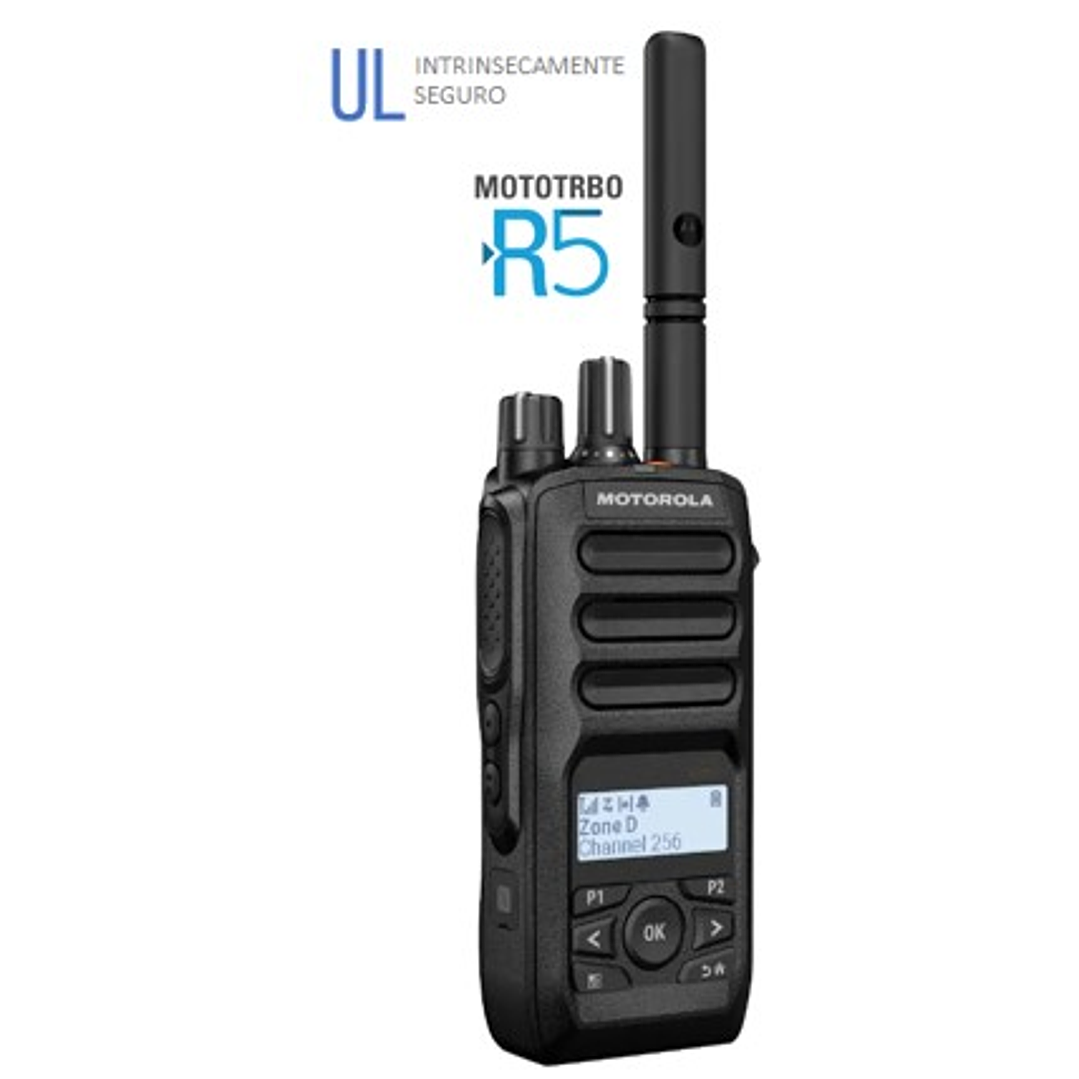 RADIO PORTATIL MOTOROLA R5 VHF / UHF DISPLAY UL TIA-4950 2