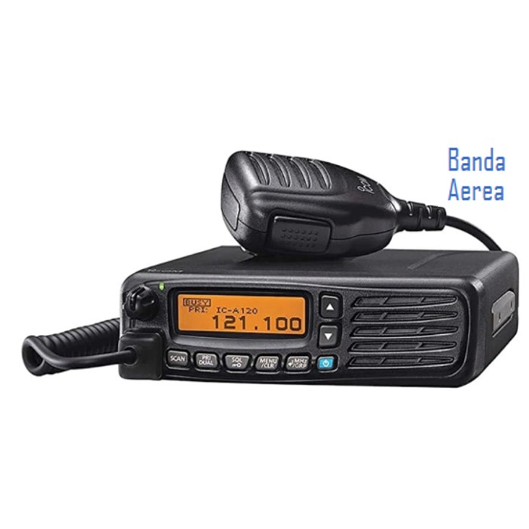 RADIO BASE MOVIL  ICOM IC-A12O VHF BANDA AEREA 1