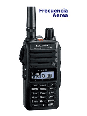 RADIO PORTATIL BANDA AEREA YAESU FTA-250 