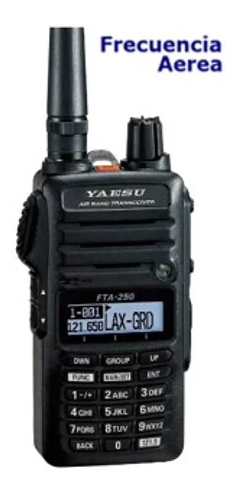 RADIO PORTATIL BANDA AEREA YAESU FTA-250 