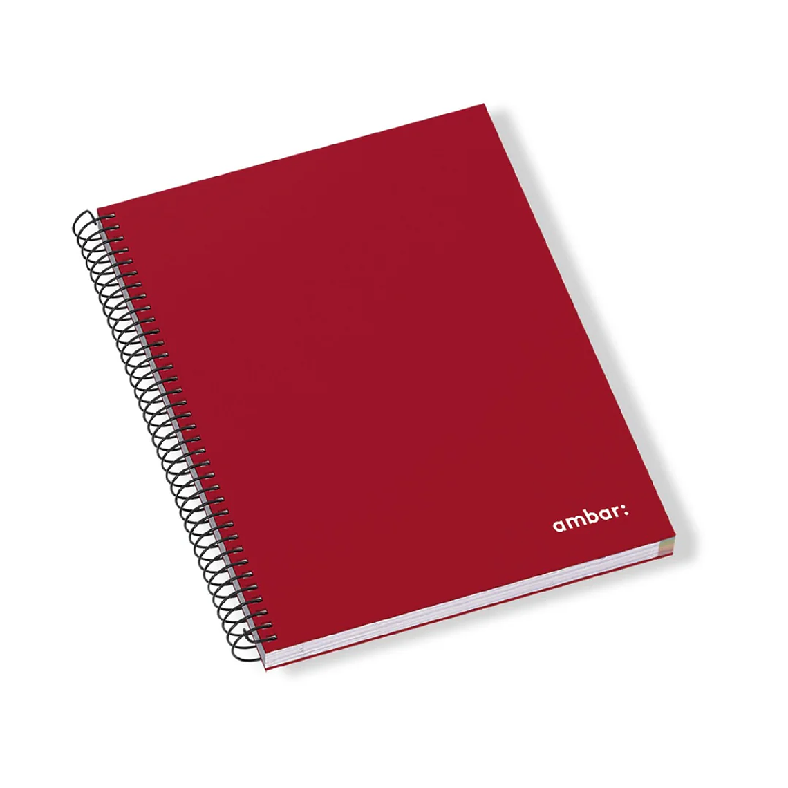 CADERNO CAPA DURA A5 AMBAR IDEAS 120FOLHAS 70G ESPIRAL PAUTADO SORTIDO 4