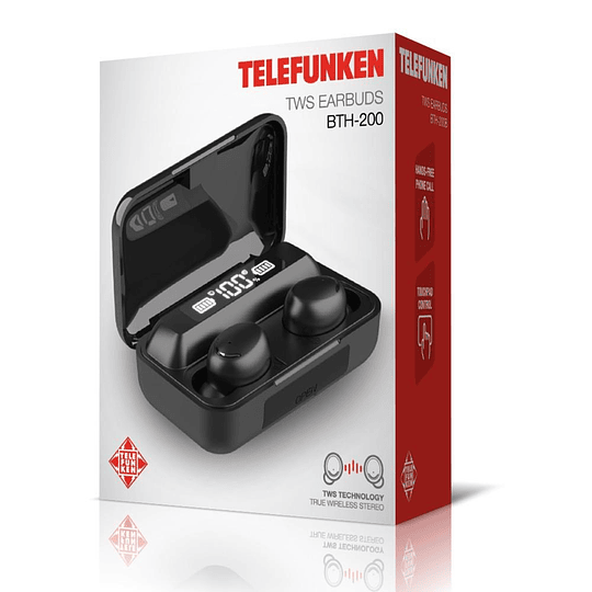 AUDIFONOS BLUETOOTH TWS TELEFUNKEN BTH 200W - Image 2