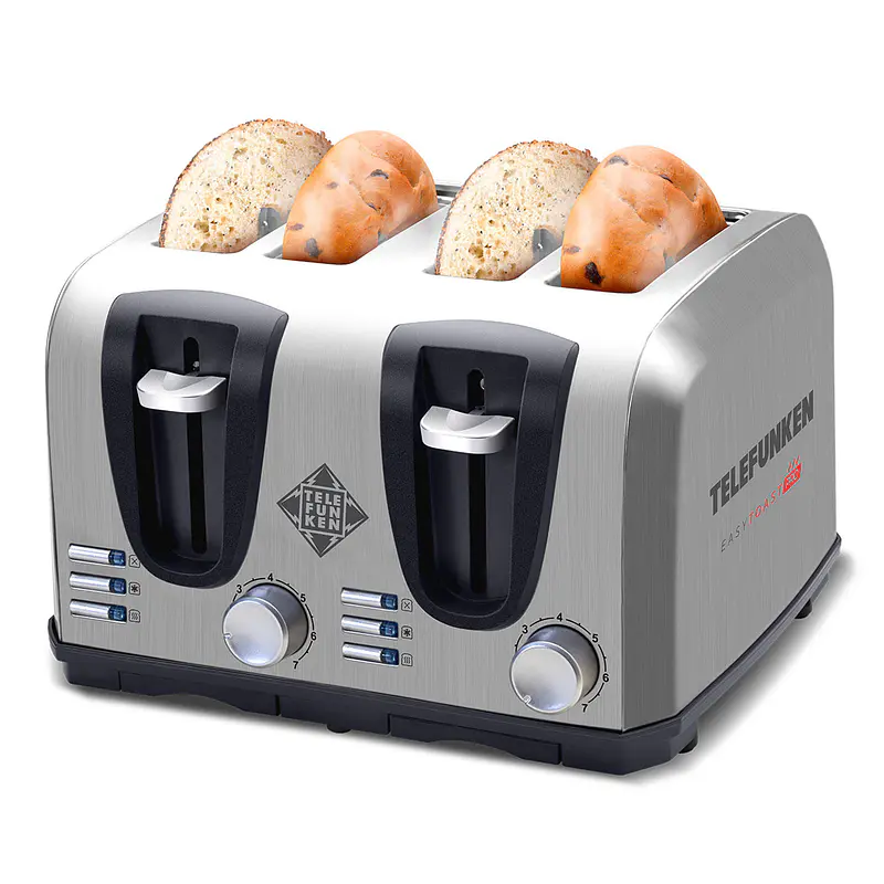 Tostador Eléctrico Acero TELEFUNKEN EasyToast Pro - Image 1