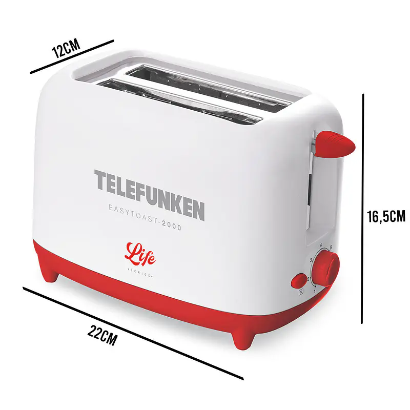 Tostador Eléctrico TELEFUNKEN EasyToast 2000 - Image 2