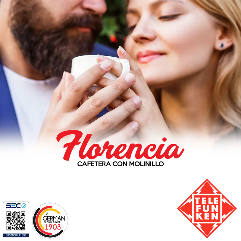 Cafetera Eléctrica con Molinillo TELEFUNKEN Florencia - Image 8