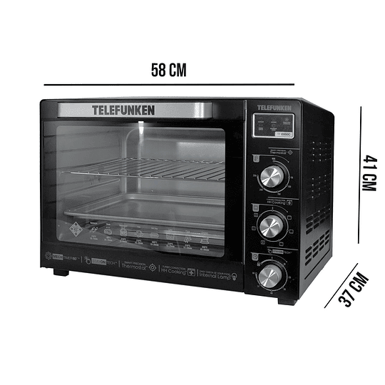 Horno Eléctrico Telefunken TF E850C - Image 9