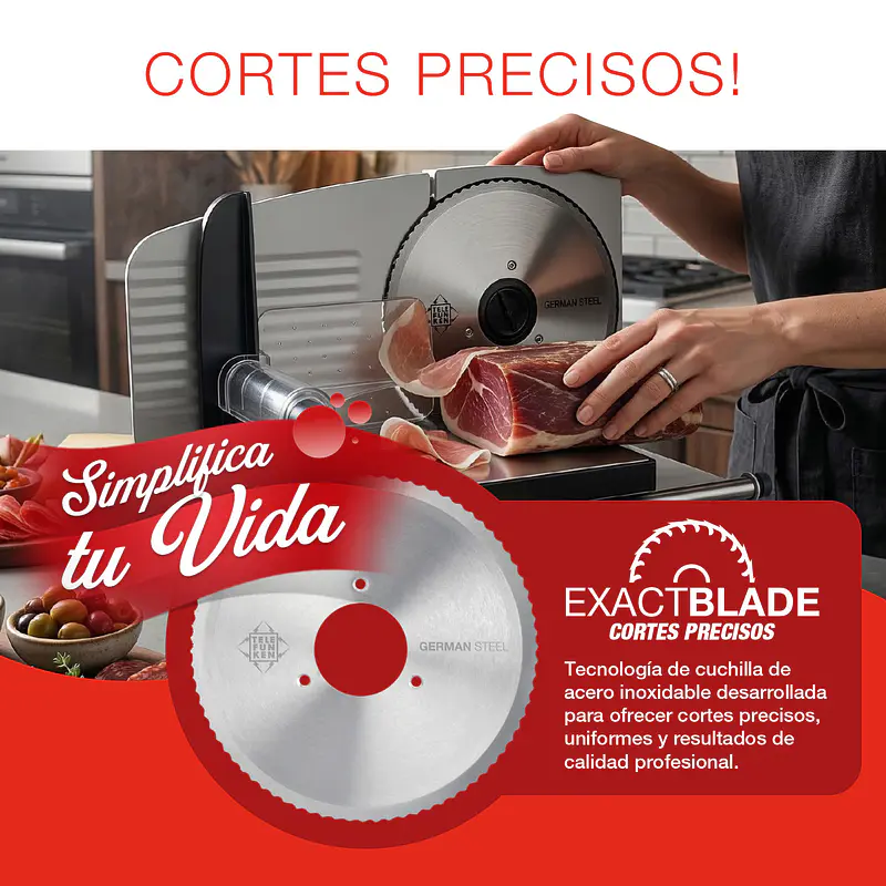 Cortadora de Fiambre TELEFUNKEN  PROSLICE - Image 10