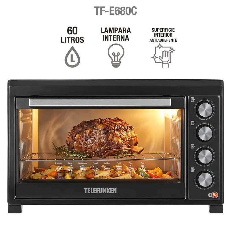 Horno Eléctrico TELEFUNKEN  TF-E680C - Image 3