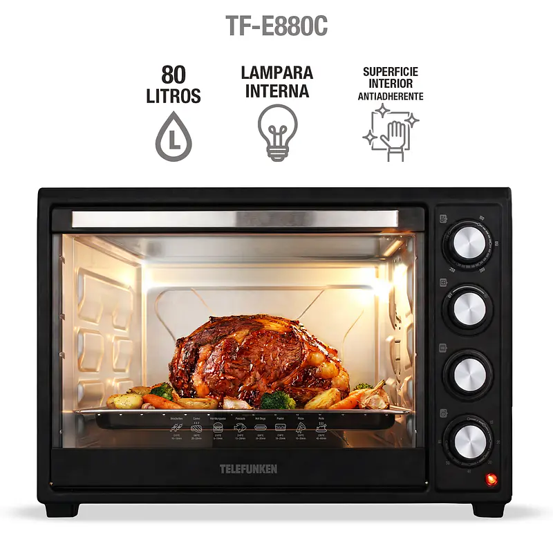 Horno Eléctrico TELEFUNKEN  TF-E880C - Image 3